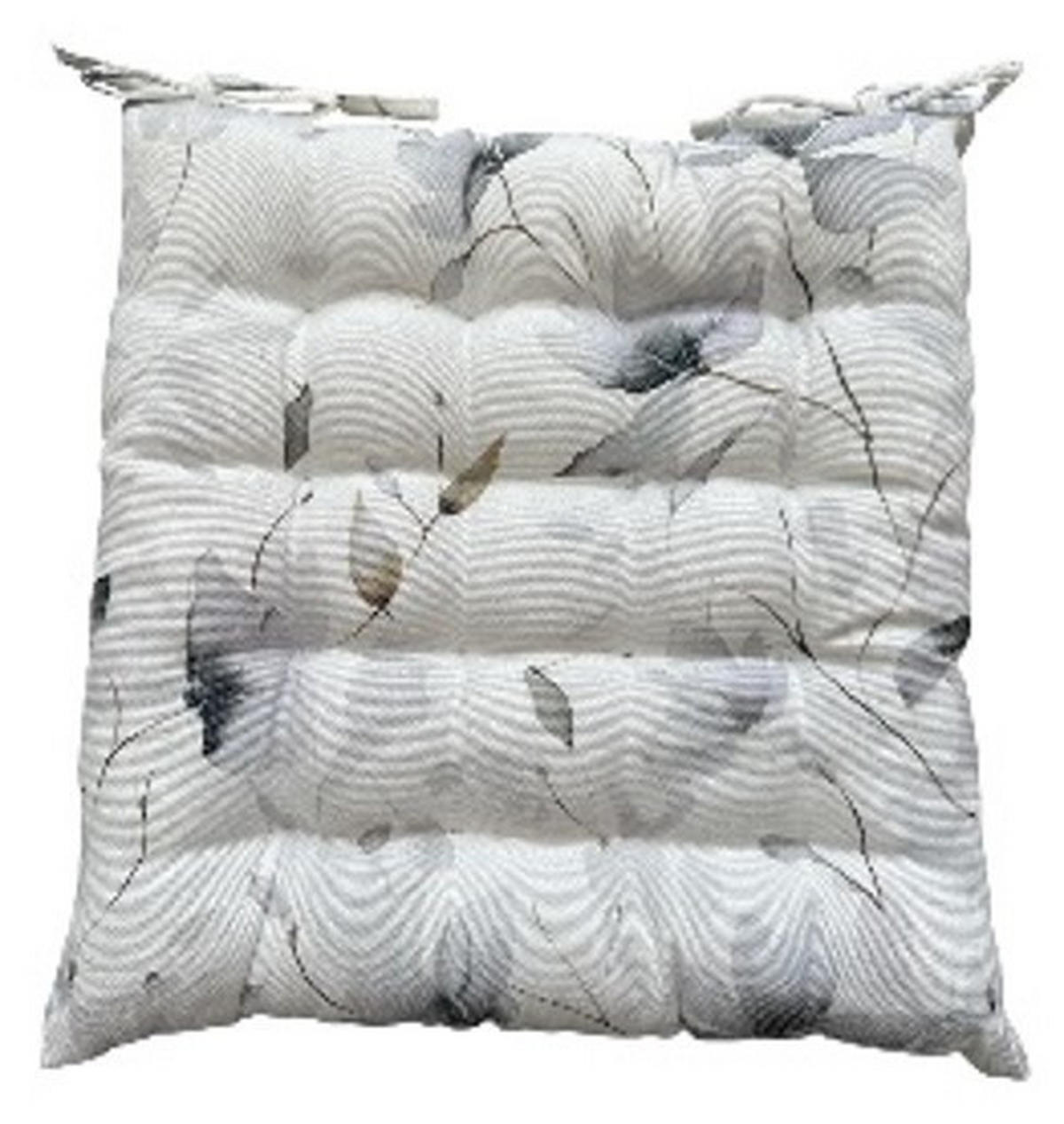 JASTUK ZA SEDENJE     - siva, Romantično / Seoski, tekstil (38/38/4cm) - Esposa