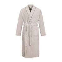 BADEMANTEL HOMEWEAR S Unisex  - Silberfarben, Basics, Textil (Snull) - Moeve