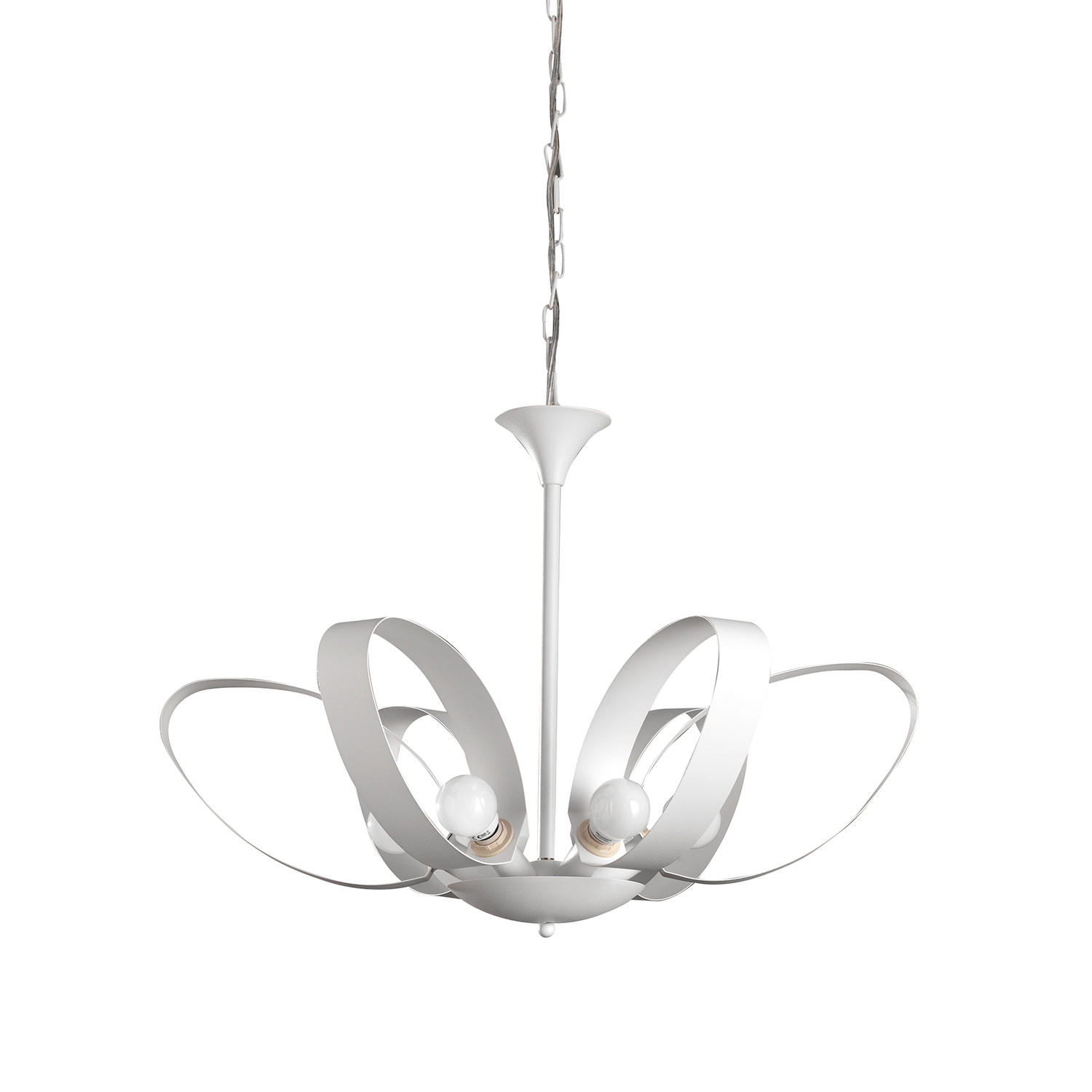 XXXLutz Kronleuchter Weiß 110 cm