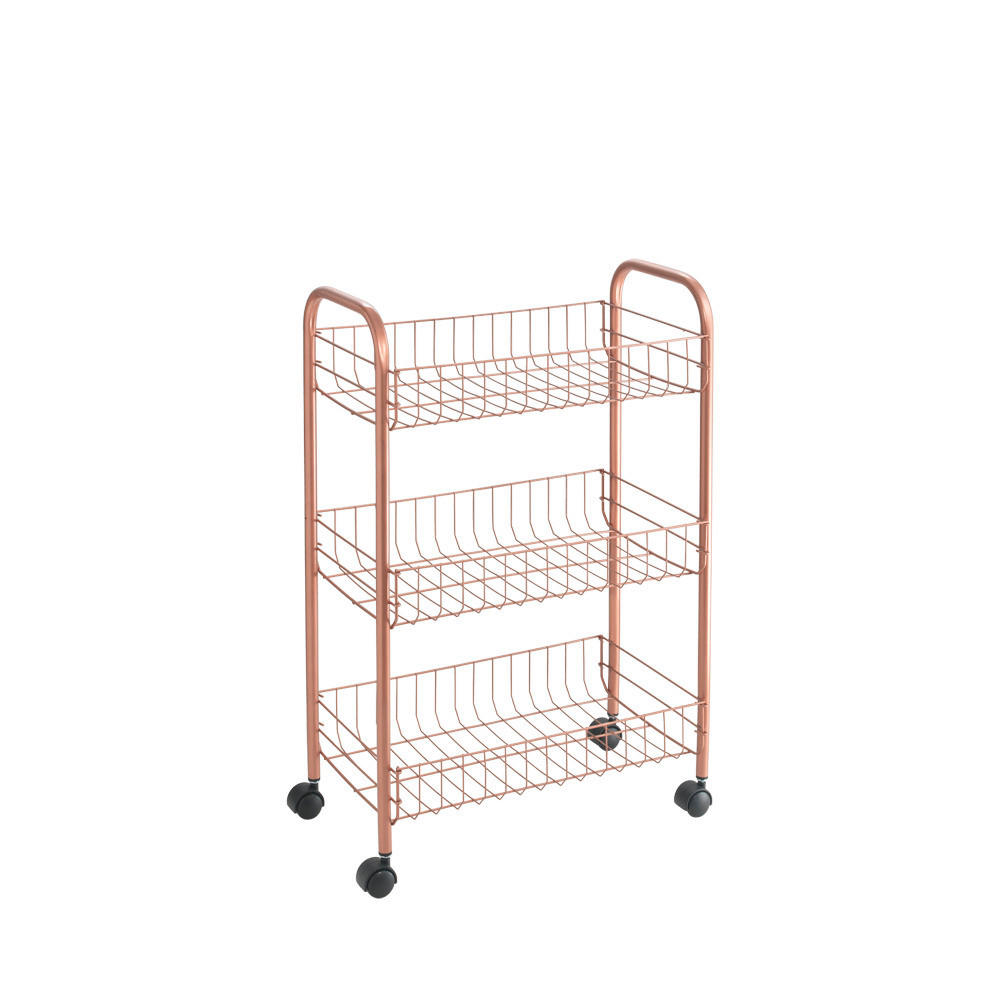 SET ORGANIZATOARE DE BUCĂTĂRI - bronz, Basics, metal (41/63/23cm)