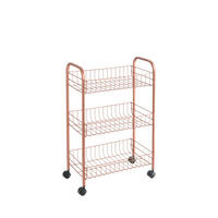 KONYHAI RENDSZEREZŐ SZETT - bronz, Basics, fém (41/63/23cm) - Metaltex