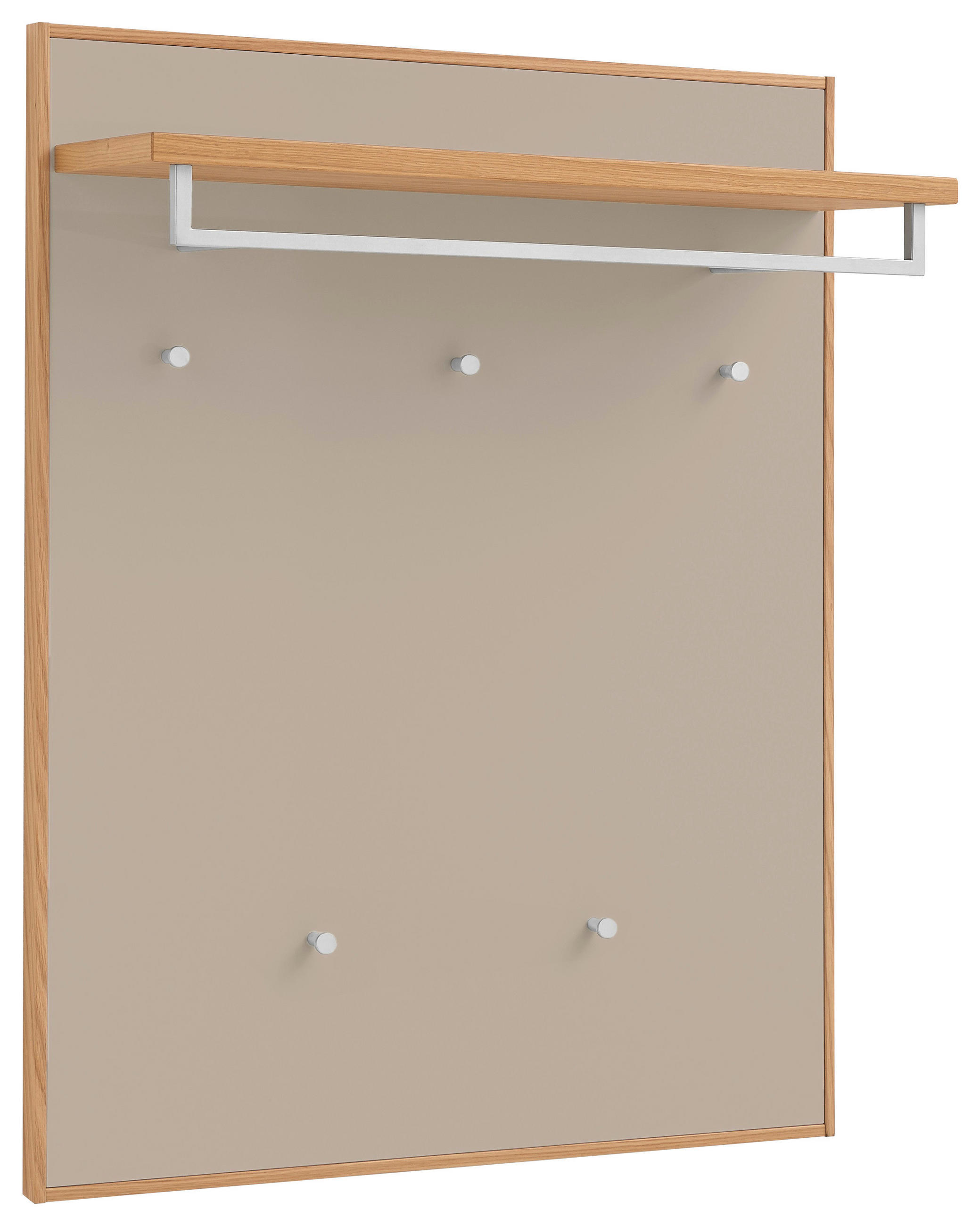 GARDEROBENPANEEL  in 83/109/29 cm  - Sandfarben/Eichefarben, Design, Holz/Holzwerkstoff (83/109/29cm) - Novel