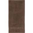 HANDTUCH 50/100 cm QUATTRO Braun, Taupe - Taupe/Braun, KONVENTIONELL, Textil (50/100cm) - Esposa