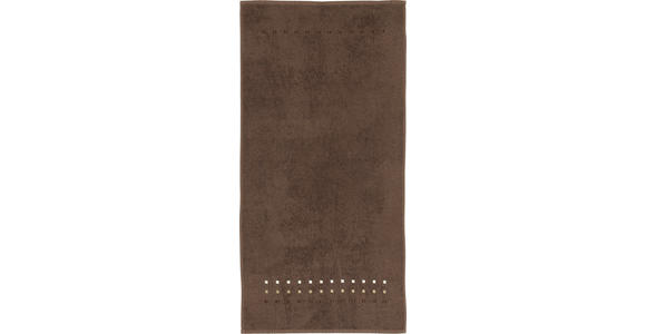 HANDTUCH 50/100 cm QUATTRO Braun, Taupe - Taupe/Braun, KONVENTIONELL, Textil (50/100cm) - Esposa