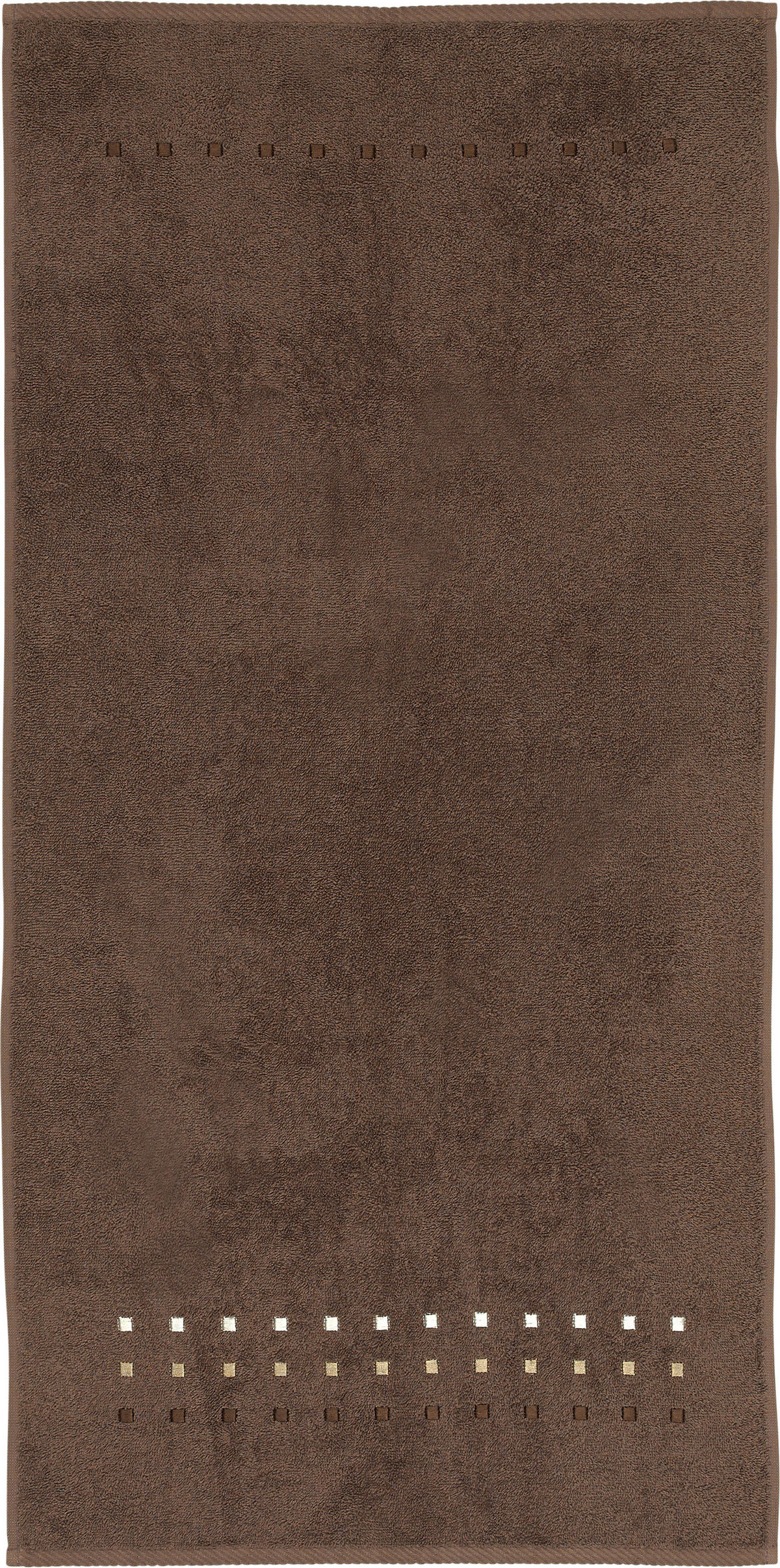 HANDTUCH 50/100 cm QUATTRO Braun, Taupe  - Taupe/Braun, KONVENTIONELL, Textil (50/100cm) - Esposa