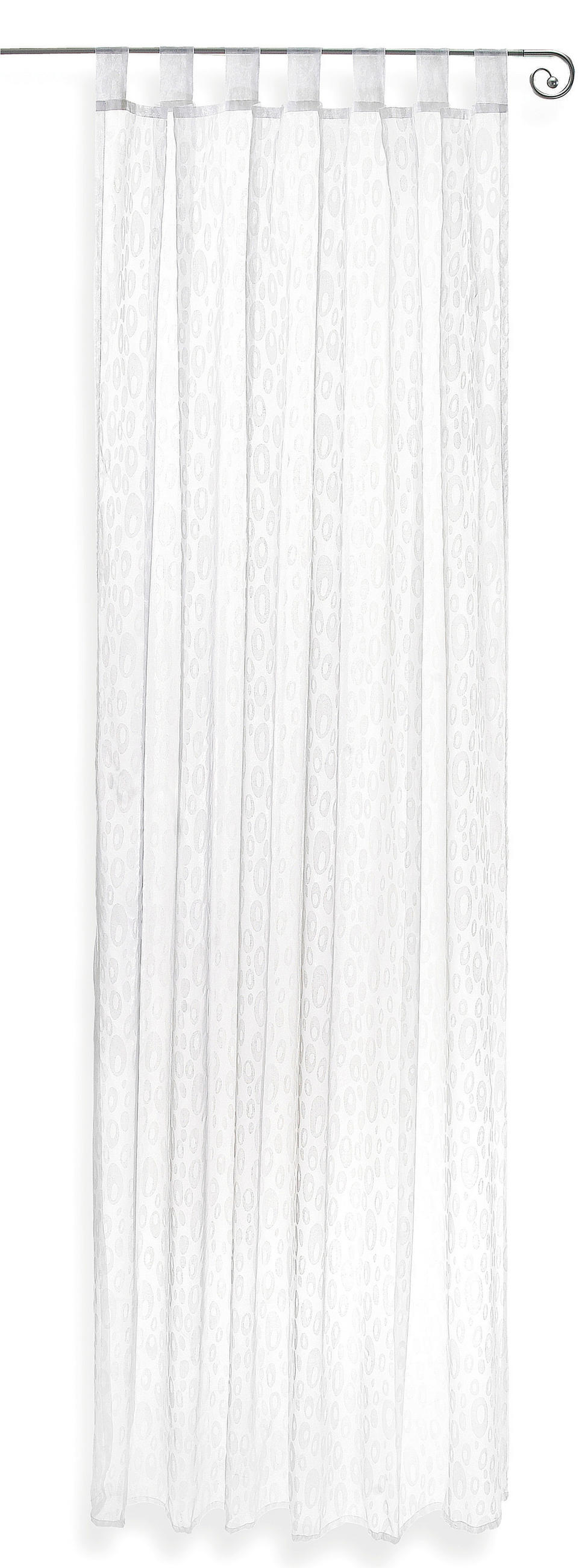 DRAPERIE CONFECțIONATĂ semitransparent  - alb, Basics, textil (140/245cm) - Esposa