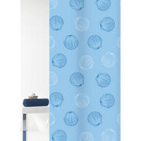 SPRCHOVÝ ZÁVĚS, 180/200 cm - bílá, Basics, plast (180/200cm) - Grund