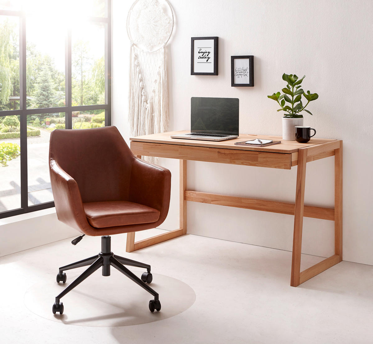 PÍSACÍ STÔL, jadrový buk, 120/65/75 cm - jadrový buk, Natur, drevo (120/65/75cm) - Linea Natura
