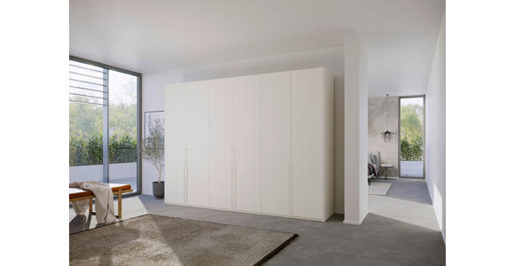 DREHTÜRENSCHRANK 301/223/60 cm 6-türig Weiß - Weiß, Trend, Holzwerkstoff/Metall (301/223/60cm) - Novel