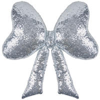 PRYDNADSKUDDE  61/63,5 cm   - silver, Trend, textil (61/63,5cm) - X-Mas