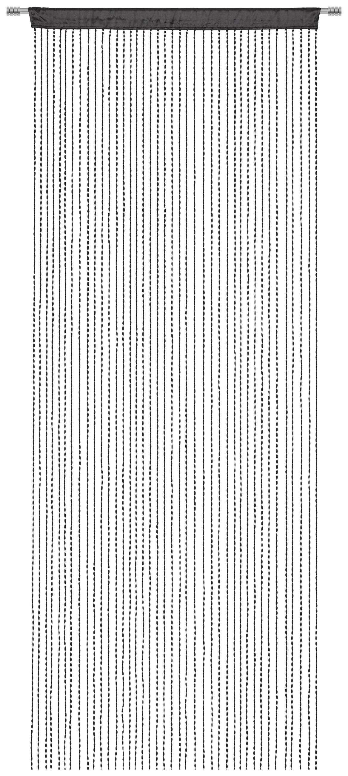 ZSINÓRFÜGGÖNY áttetsző  - fekete, Konventionell, textil (90/245cm) - Esposa
