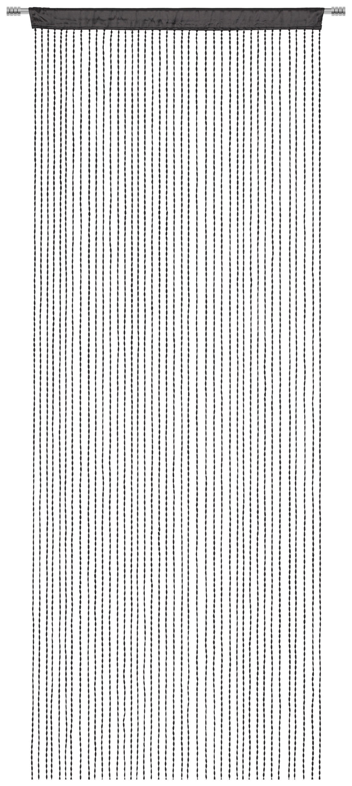 ZSINÓRFÜGGÖNY áttetsző  - fekete, Konventionell, textil (90/245cm) - Esposa