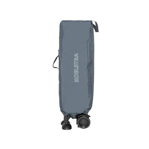 PRENOSNA POSTELJICA TRAVEL GREY 65/75/126 cm siva  - siva, Basics, kovina/tekstil (65/75/126cm)