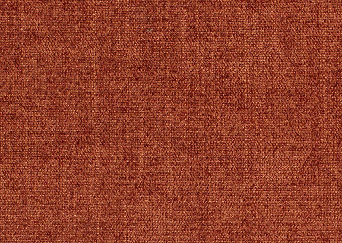 ECKSOFA in Flachgewebe Rostfarben  - Rostfarben/Schwarz, Design, Textil/Metall (252/191cm) - Dieter Knoll