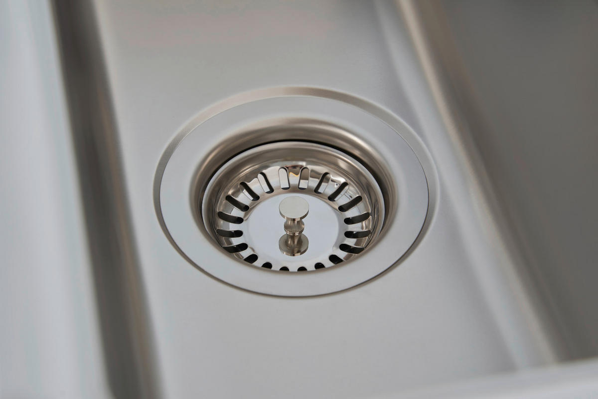 SPÜLE 1720NEWYORK100X50W  - Weiß, Trend, Glas/Metall (100/21/50cm) - Respekta