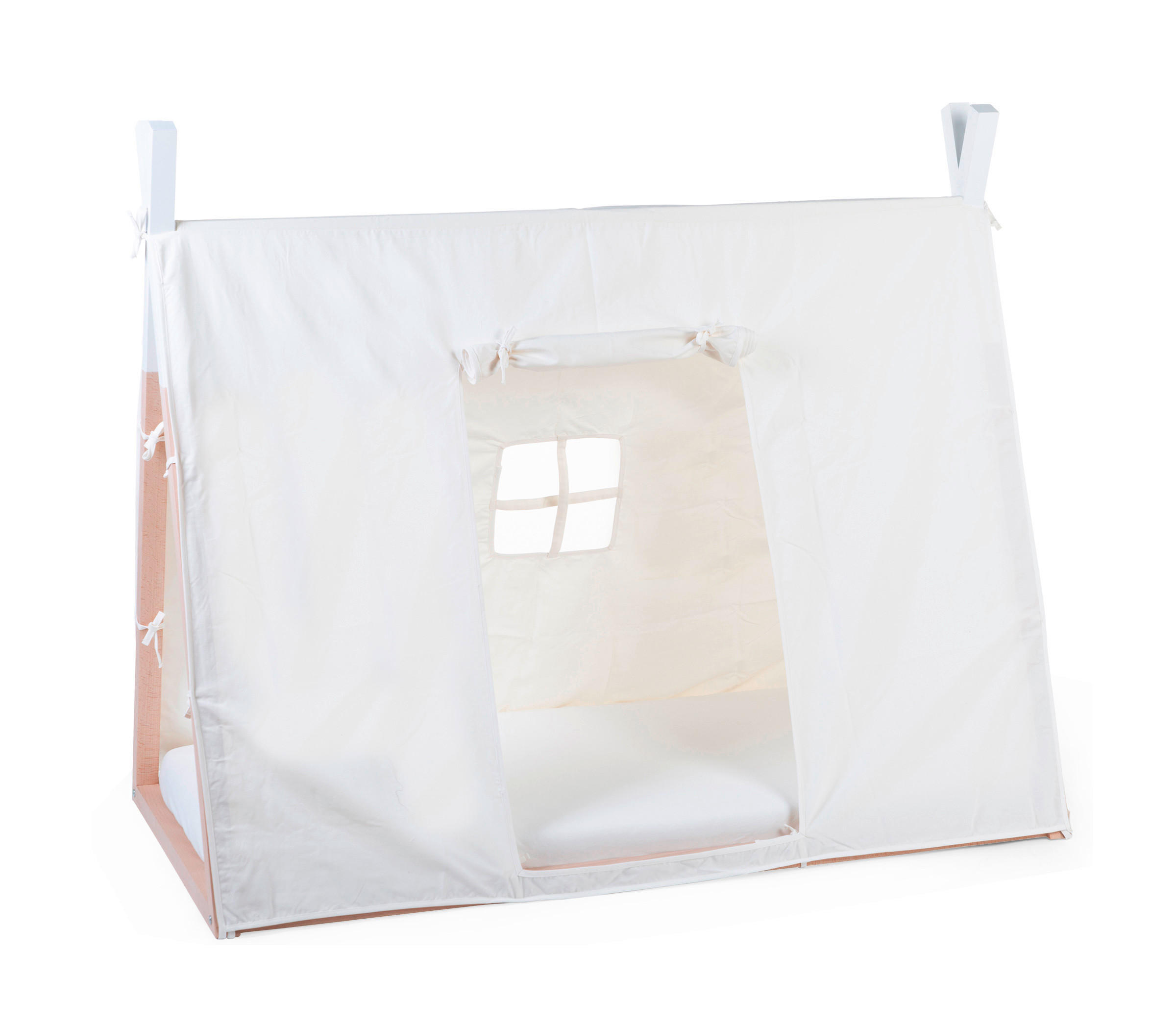 Childhome Himmel Tipibett Bezug Weiß 80x105x148 cm