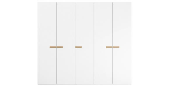 DREHTÜRENSCHRANK 251/235/60 cm 5-türig Weiß - Weiß, Trend, Holz/Holzwerkstoff (251/235/60cm) - Novel