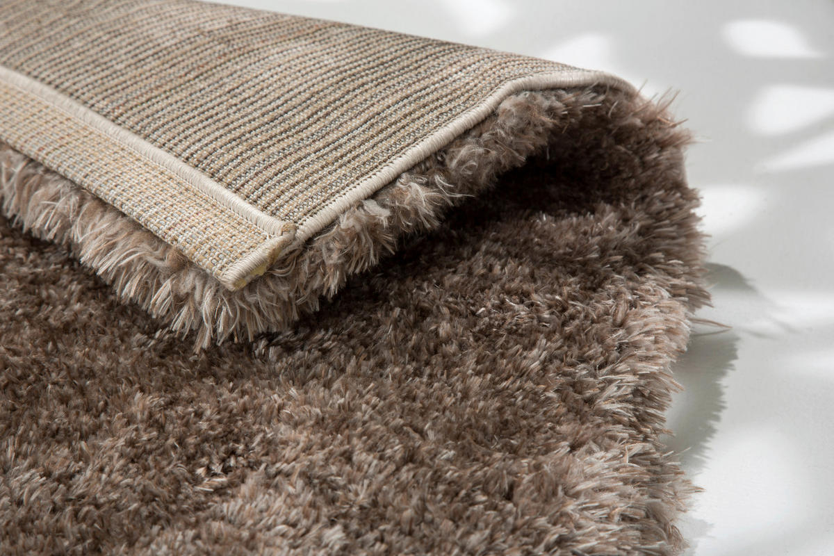 HOCHFLORTEPPICH 133/190 cm Heaven Cappuccino  - Cappuccino, KONVENTIONELL, Textil (133/190cm) - Schöner Wohnen