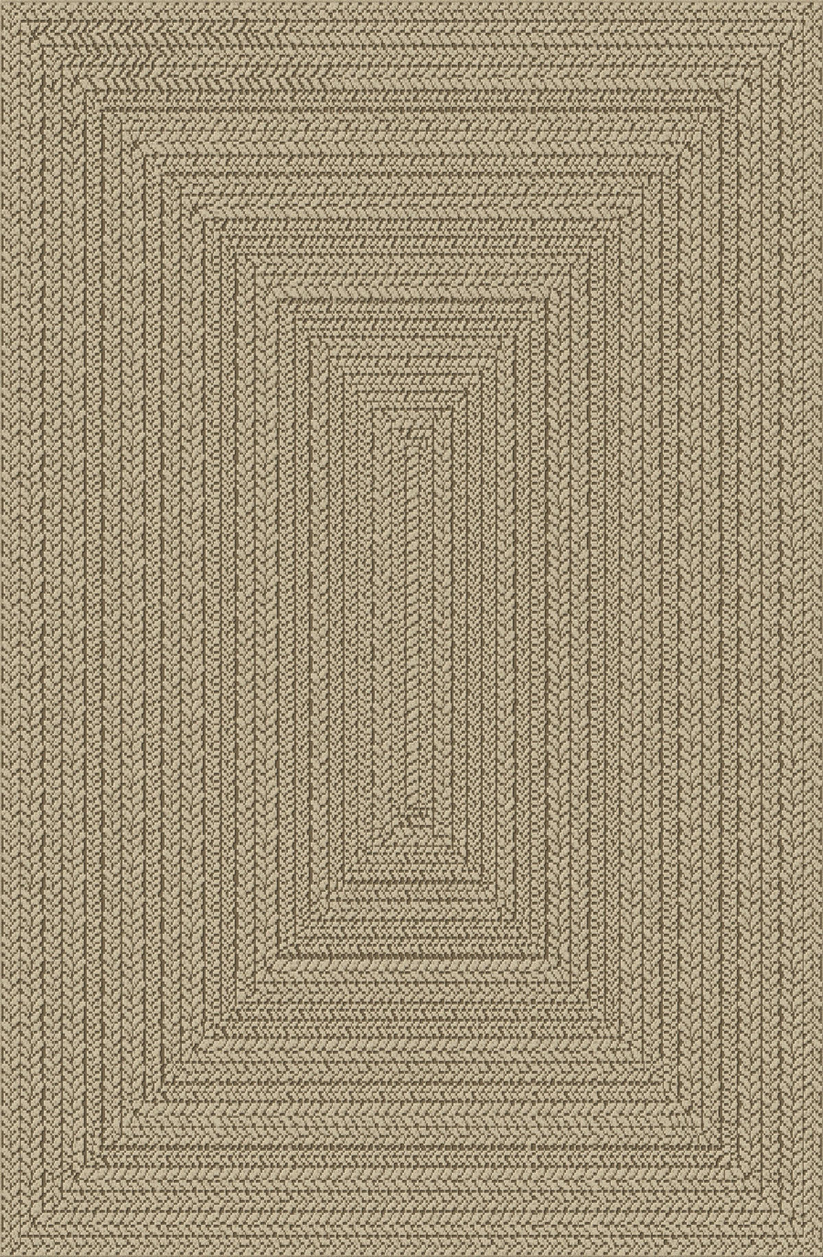 OUTDOORTEPPICH 240/340 cm Kenzy Naturfarben  - Naturfarben, KONVENTIONELL, Textil (240/340cm)