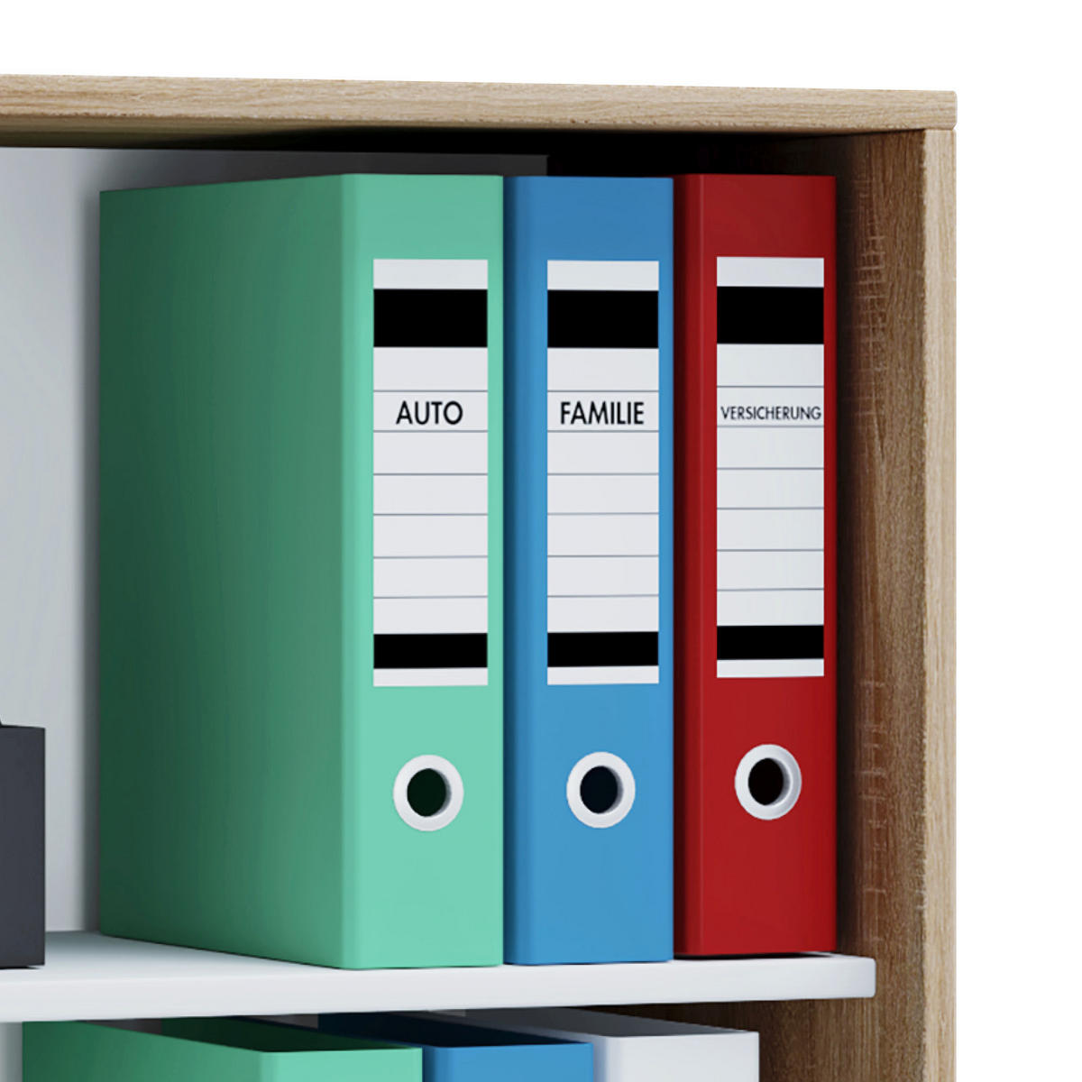 ARKIVHYLLA 70/74/37 cm  - svart/ekfärgad, Basics, trämaterial/plast (70/74/37cm) - MID.YOU