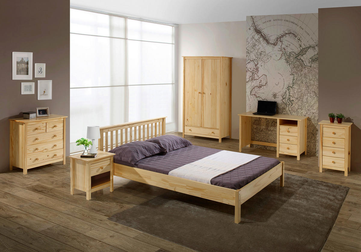 NACHTSCHRANK 46/50/37 cm Kiefer massiv  - Naturfarben, Natur, Holz (46/50/37cm) - Livetastic