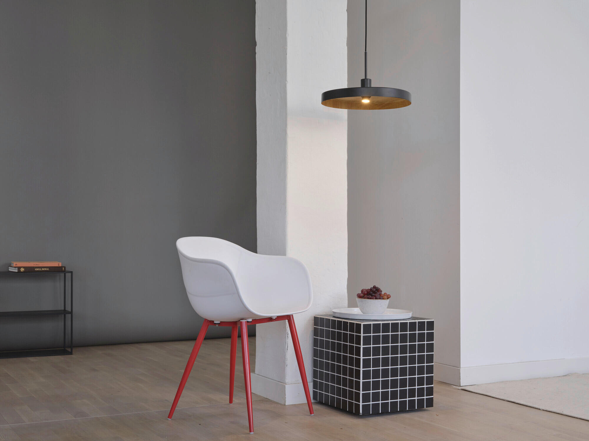 HÄNGELEUCHTE 40/127 cm  - Schwarz/Naturfarben, Basics, Metall (40/127cm) - Osram