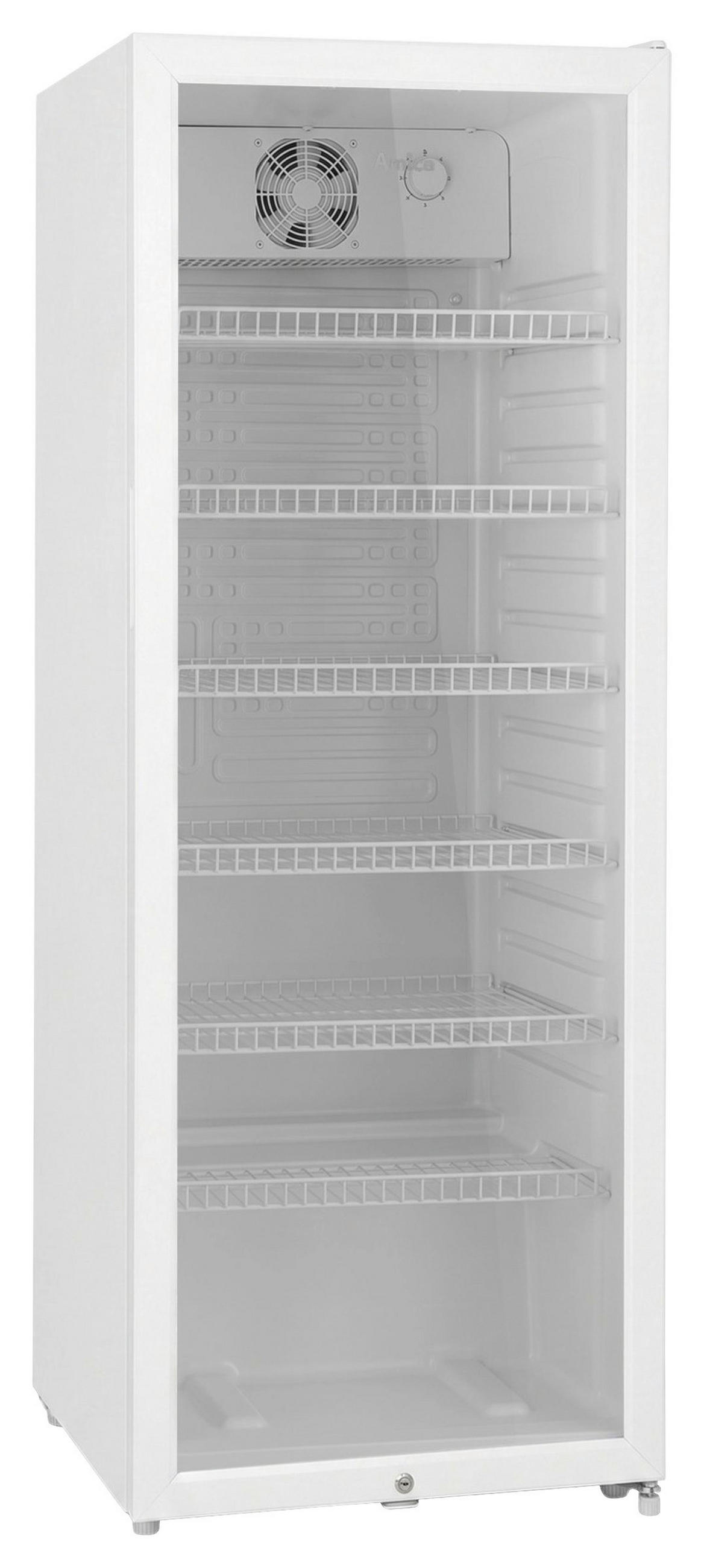 GETRÄNKEKÜHLSCHRANK 54,5/141/54 cm  - Weiß, Basics, Glas/Metall (54,5/141/54cm) - Amica