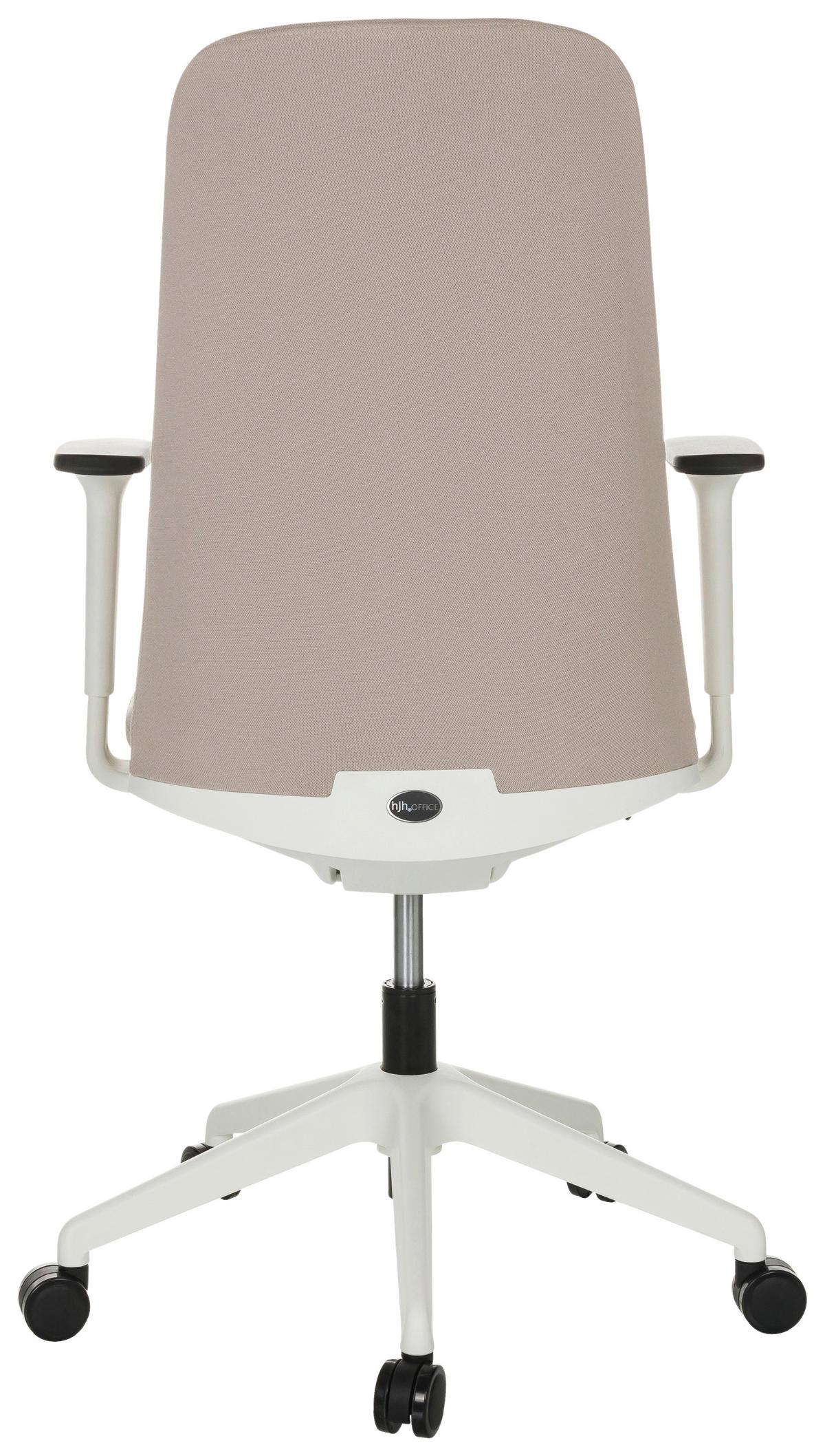 OTOČNÁ ŽIDLE, béžová - bílá/černá, Basics, textil/plast (70/103-113/70cm) - MID.YOU