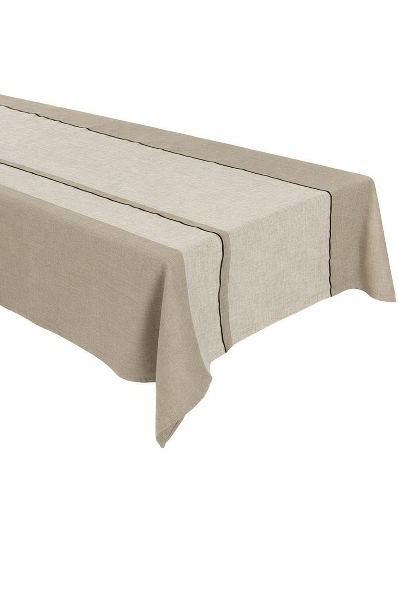 BORDSDUK ÖDA textil beige, ljusbrun 156/250 cm  - beige/ljusbrun, Trend, textil (156/250cm) - Markslöjd