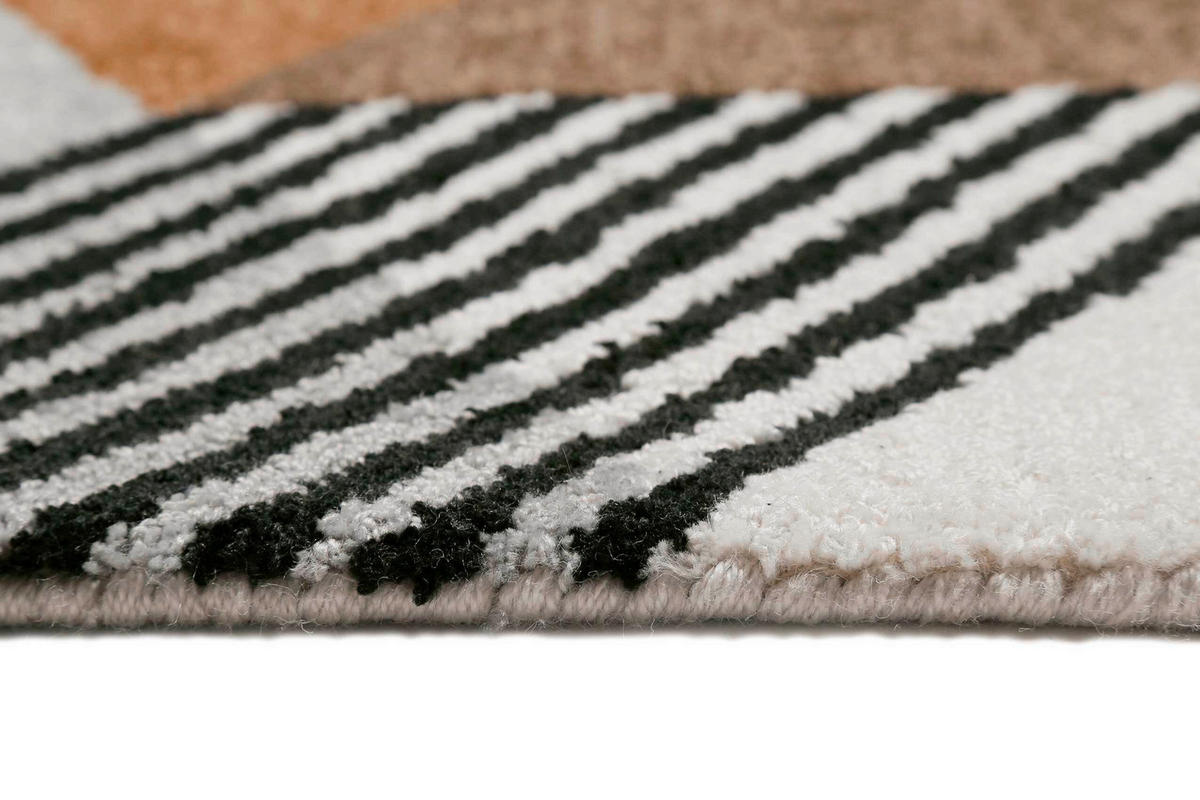 WEBTEPPICH 70/140 cm Uptown Braun, Grau, Schwarz  - Schwarz/Braun, Design, Textil (70/140cm) - Esprit