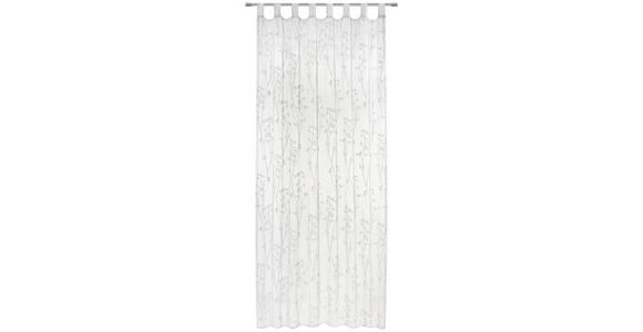 SCHLAUFENVORHANG transparent  - Weiß, Trend, Textil (140/245cm) - Boxxx