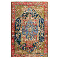 In- und Outdoorteppich 200/290 cm Multicolor, Rot  - Rot/Multicolor, Design, Textil (200/290cm) - Obsession