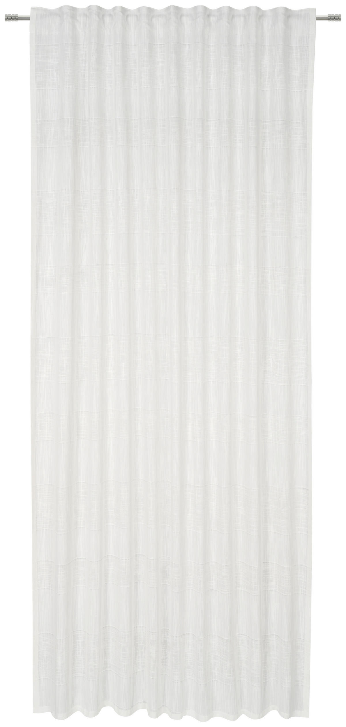 HOTOVÝ ZÁVĚS, neprůsvitné, 140/255 cm - bílá, Basics, textil (140/255cm) - Bio:Vio