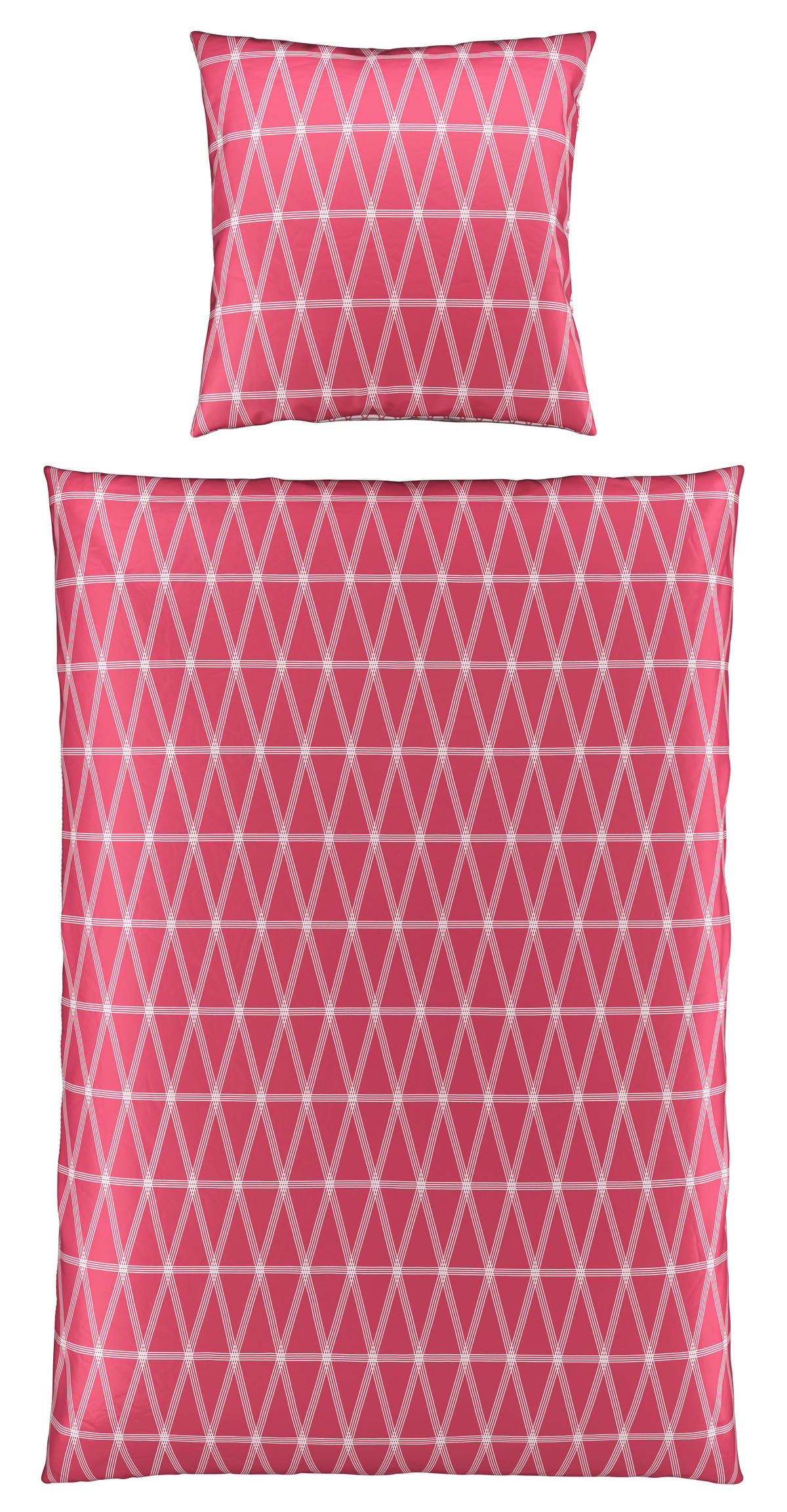 OBOUSTRANNÉ POVLEČENÍ, satén, pink, 155/220 cm - pink, Konvenční, textil (155/220cm) - Novel