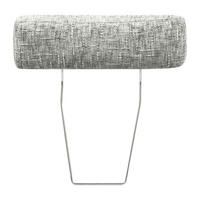 KOPFSTÜTZE 52/17/14 cm  Webstoff  - Silberfarben/Grau, Design, Textil (52/17/14cm) - Livetastic