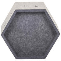 TRENNWAND Textil Grau  - Grau, MODERN, Textil (31,5/27,5/17,5cm) - MID.YOU
