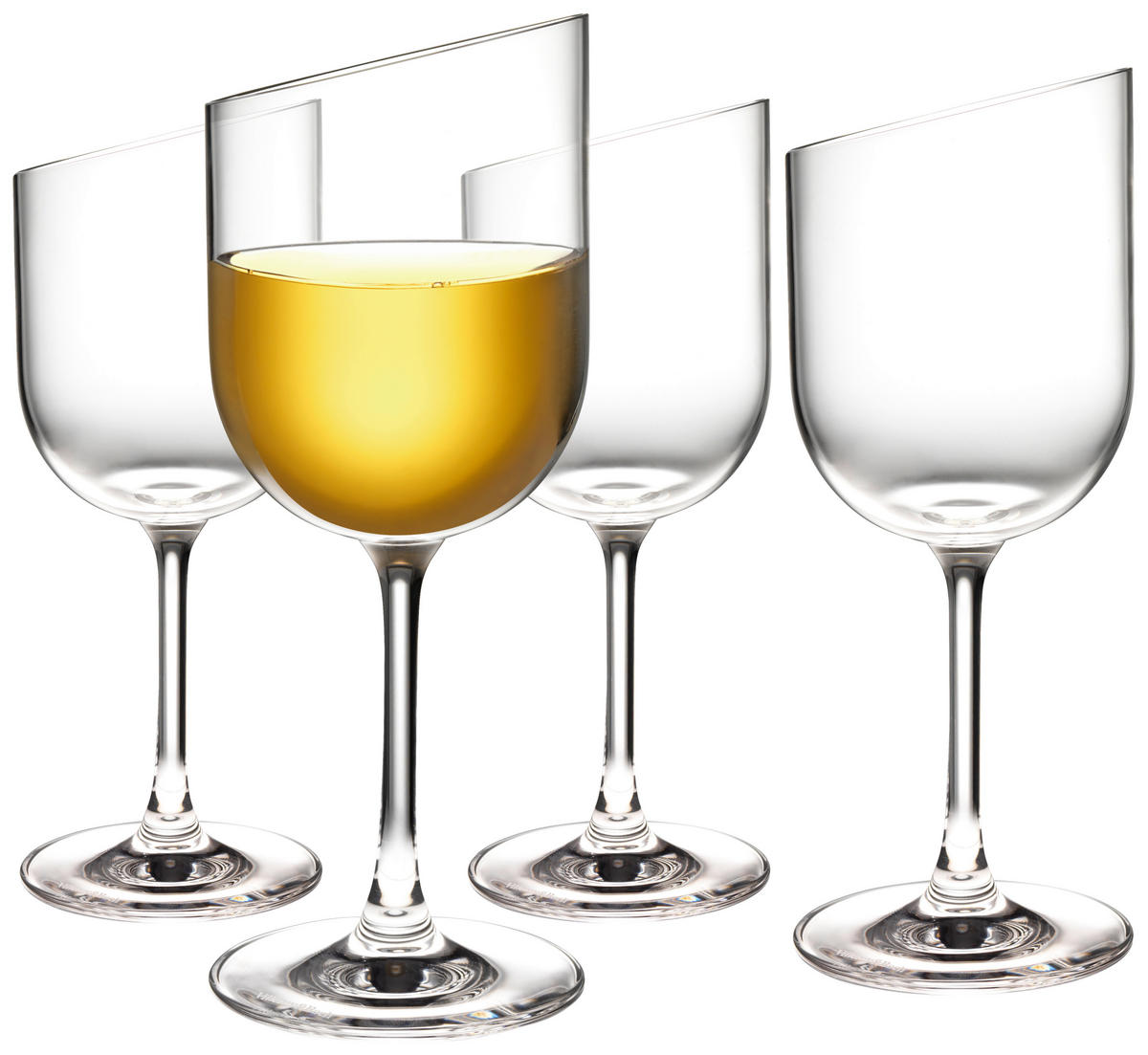 GLÄSERSET New Moon 4-teilig  - Transparent, Design, Glas (120ml) - Villeroy & Boch