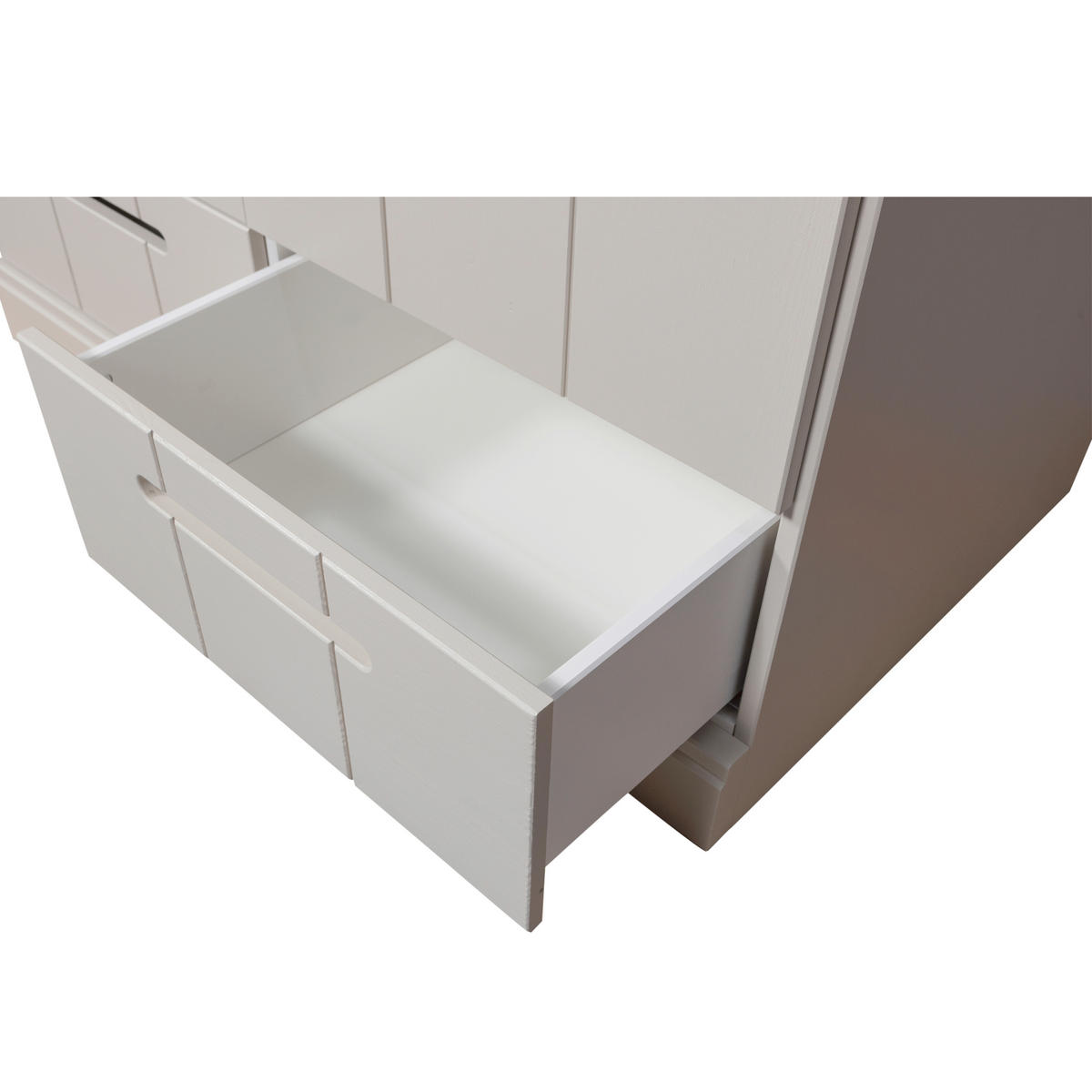 DREHTÜRENSCHRANK 94/195/53 cm,  in Grau, 2-türig  - Grau, Basics, Holz (94/195/53cm) - MID.YOU