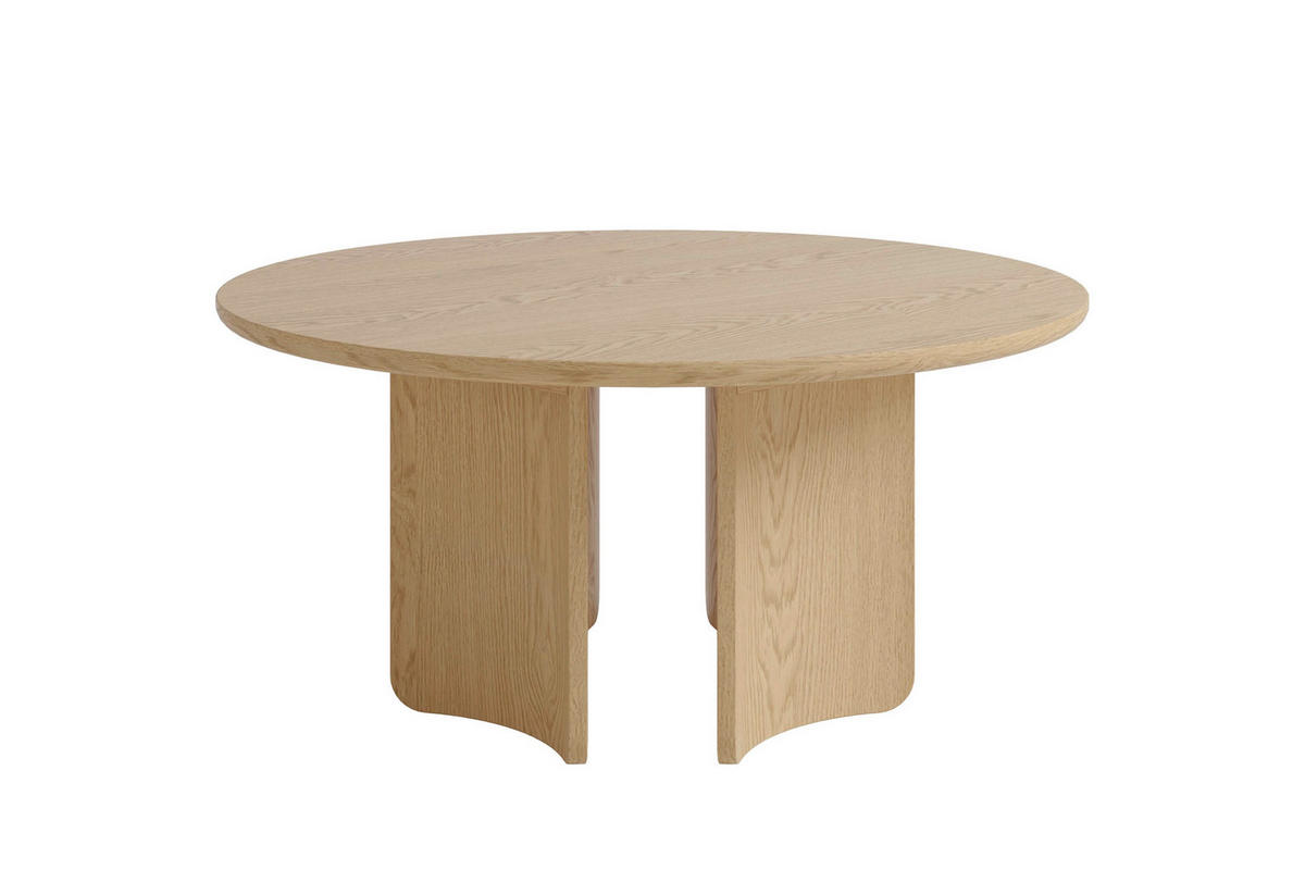 COUCHTISCH 80/80/41 cm Holzwerkstoff einfacher Aufbau, 2 in 1 Gestell  - Eiche Bianco, Modern, Holzwerkstoff (80/80/41cm) - Schöner Wohnen