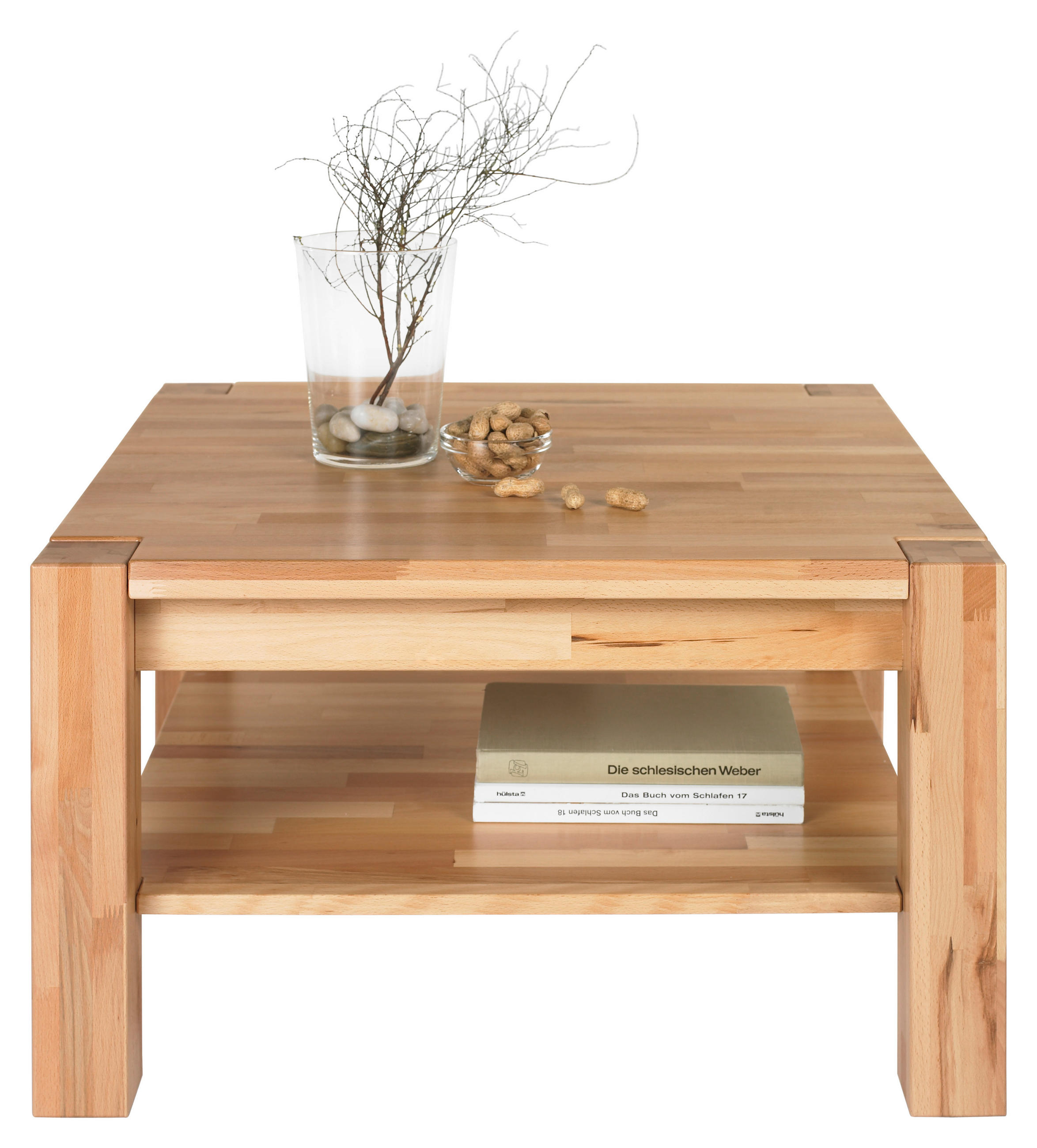 COUCHTISCH in Holz 70/70/45 cm  - Buchefarben, KONVENTIONELL, Holz (70/70/45cm) - Linea Natura
