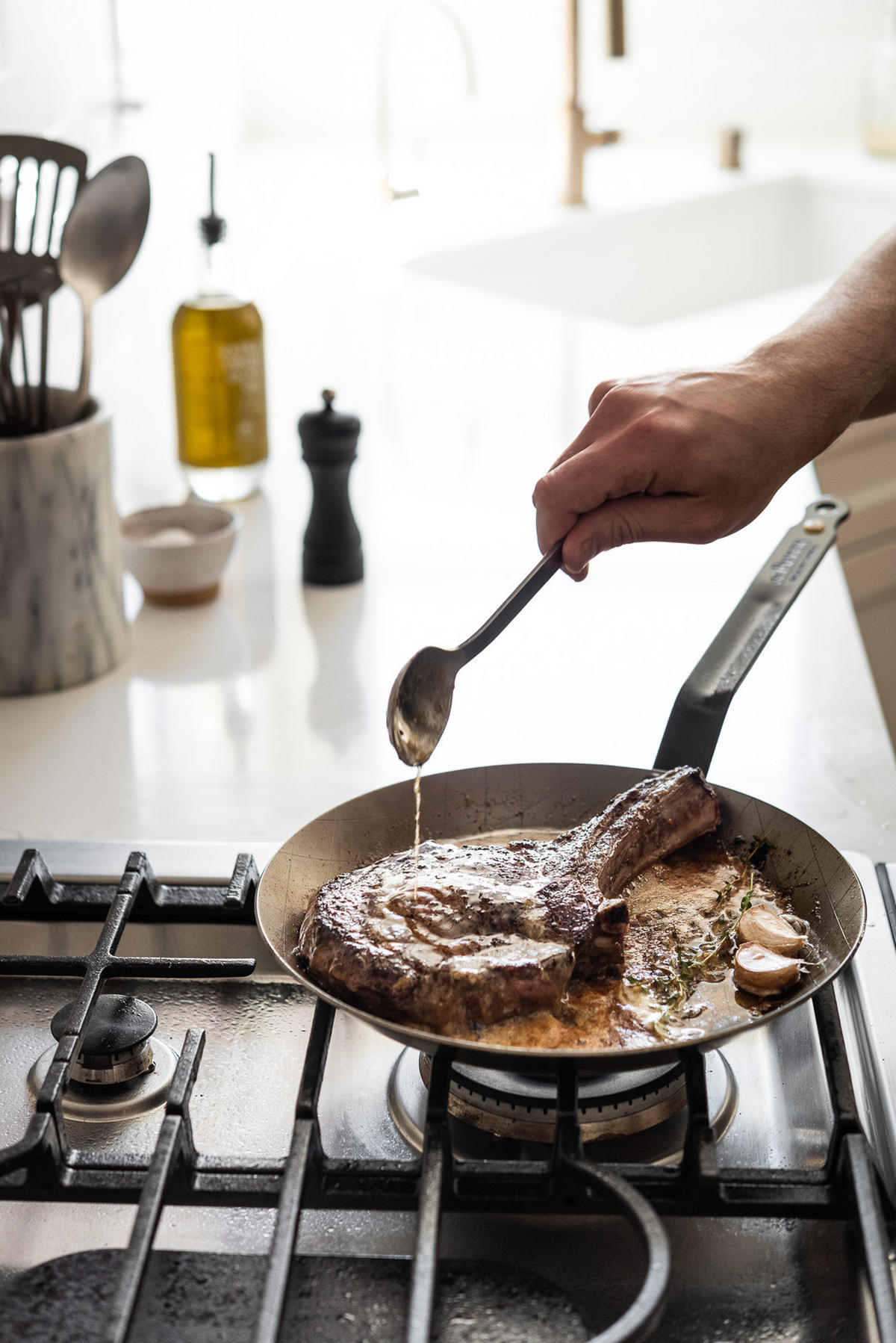 PFANNE 24 cm  - Silberfarben, Basics, Metall (24cm)