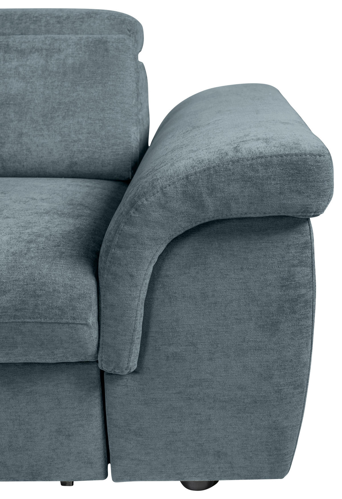 ECKSOFA Blau Flachgewebe  - Blau/Schwarz, KONVENTIONELL, Kunststoff/Textil (235/280cm) - Carryhome