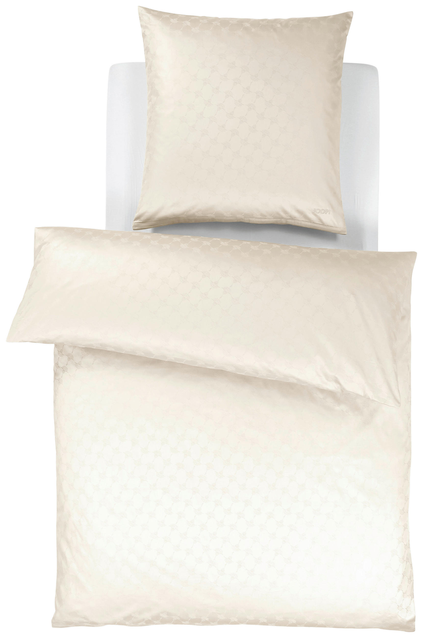 BETTWÄSCHE Jacquard 140/200 cm  - Champagner, Design, Textil (140/200cm) - Joop!