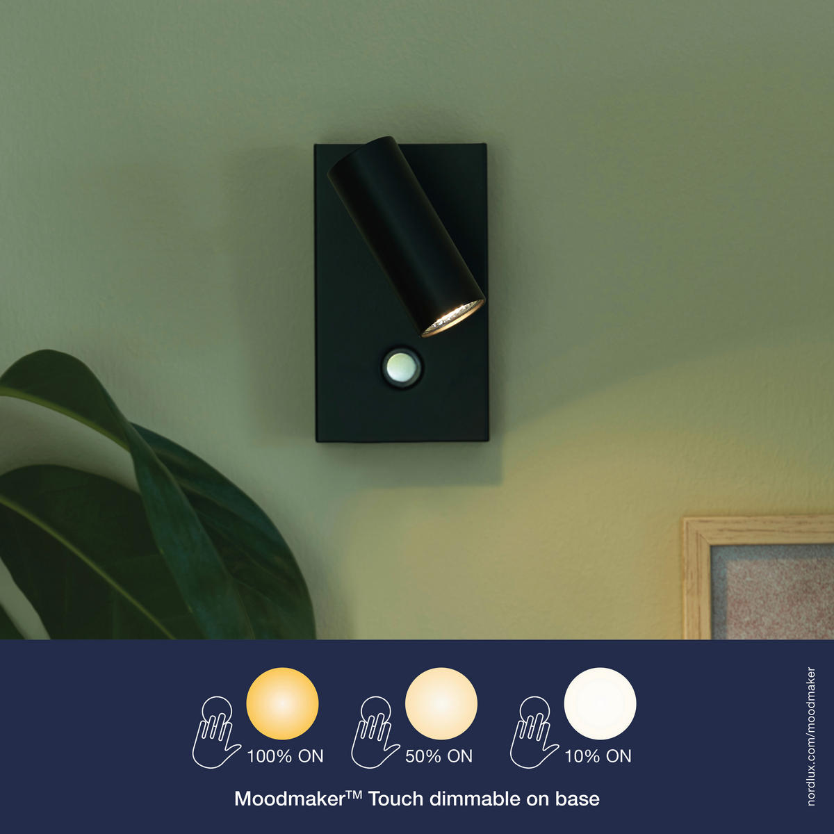 WANDLEUCHTE 7/12/12 cm   - Schwarz, Design, Metall (7/12/12cm) - Nordlux