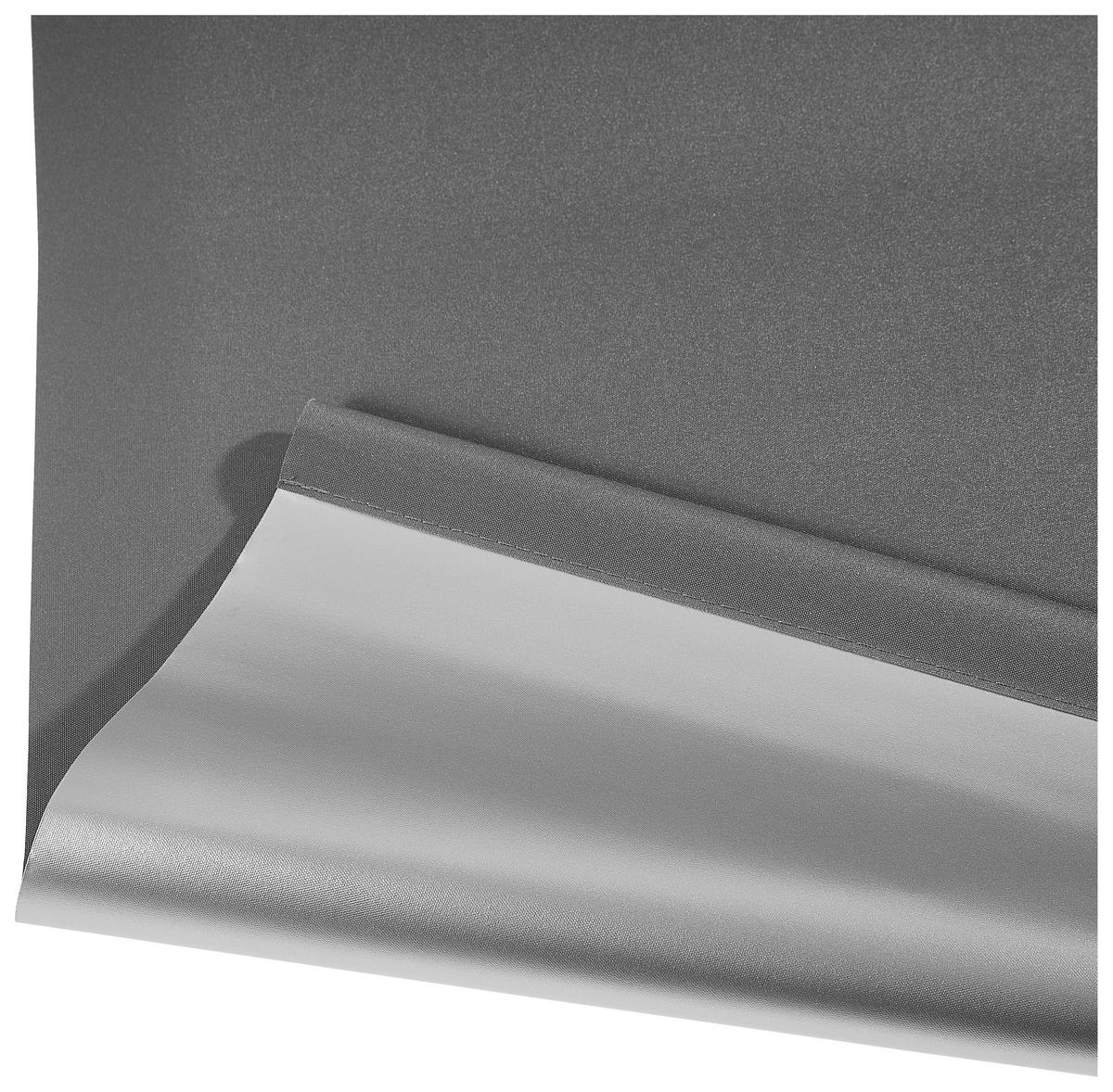 VERDUNKELUNGSROLLO  black-out (lichtundurchlässig)   100/150 cm  - Grau, Basics, Textil (100/150cm) - Boxxx