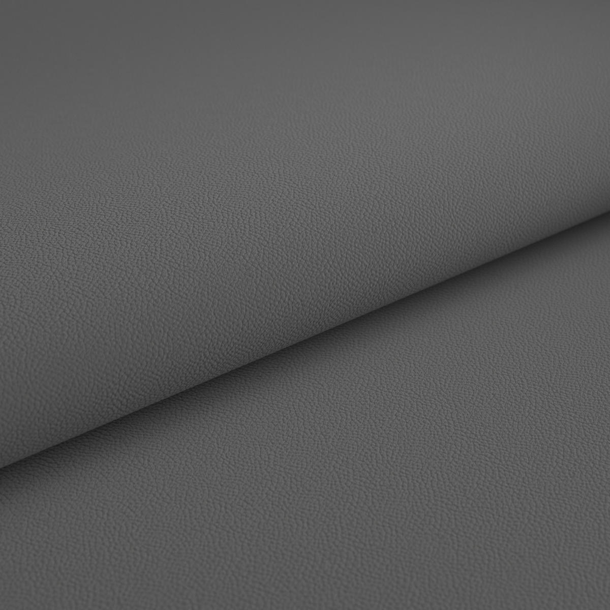 DREHSTUHL Grau, Weiß, Dunkelgrau  - Dunkelgrau/Weiß, MODERN, Leder/Kunststoff (70/103-115/70cm)