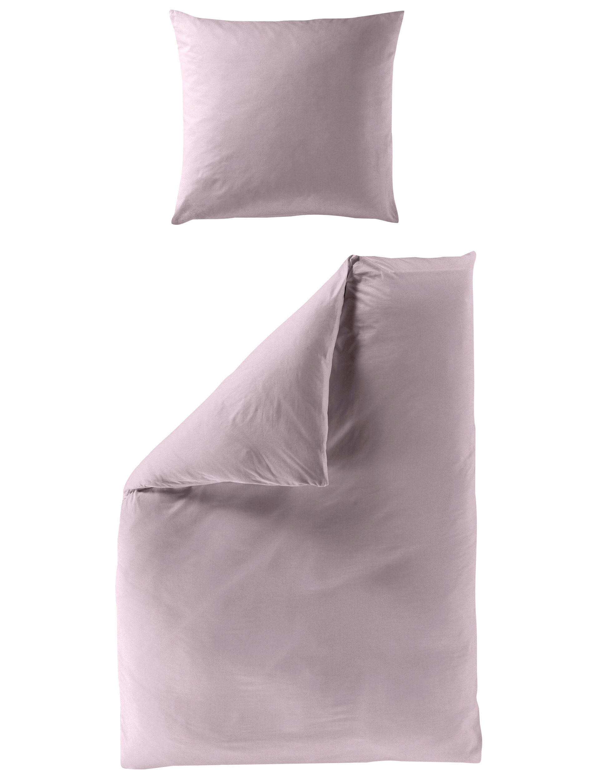 BETTWÄSCHE 2-teilig 135/200 cm  - Flieder, Basics, Textil (135/200cm) - Bierbaum