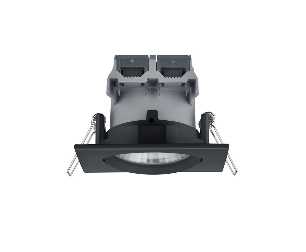 LED-EINBAUSPOT 8,5/8,5/6,8 cm   - Schwarz, KONVENTIONELL, Metall (8,5/8,5/6,8cm) - Trio Leuchten