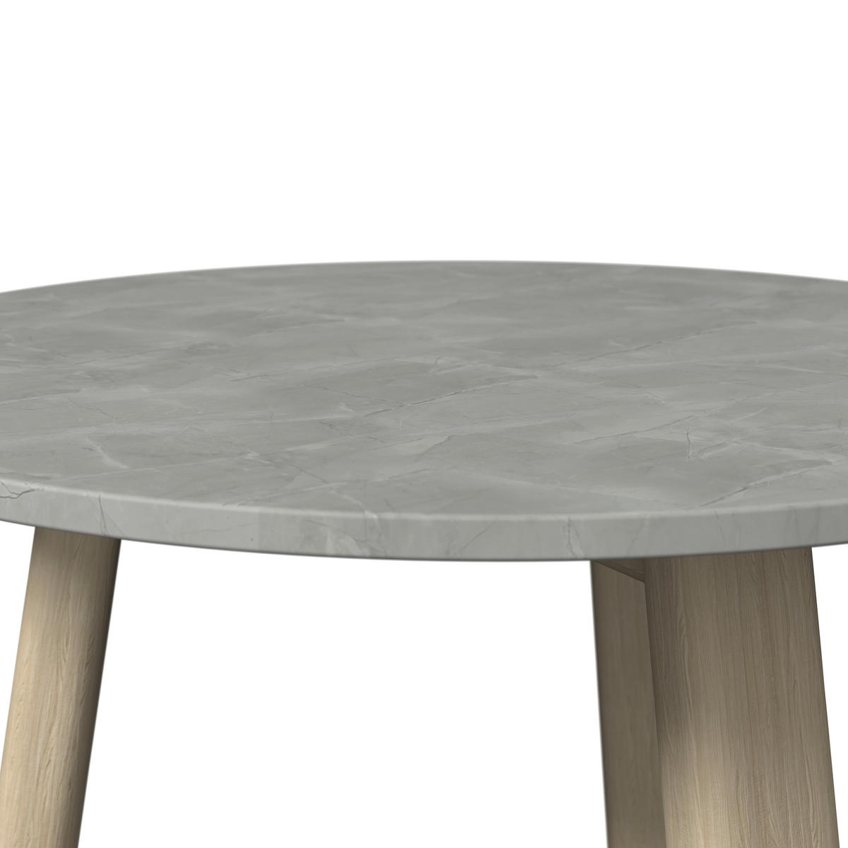 LOUNGETISCH 65/65/42 cm Holz, Kunststoff  - Eschefarben/Hellgrau, ROMANTIK / LANDHAUS, Holz/Kunststoff (65/65/42cm) - Dieter Knoll