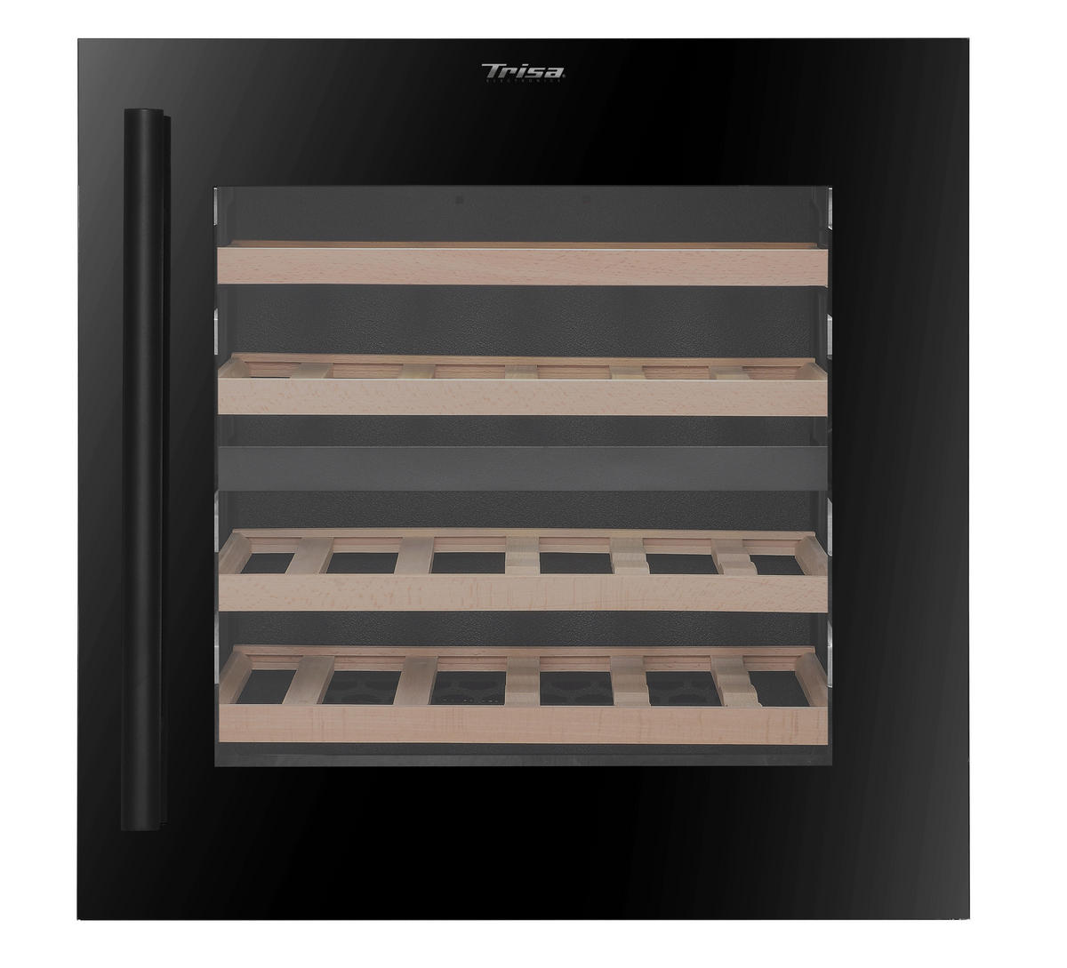 WEINKÜHLSCHRANK 7806,6845  - Schwarz, Basics, Glas/Holz (59/56.50/59.80cm) - Trisa Electronics